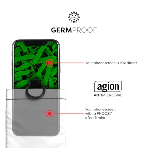 Image of PHOOZY Apollo II Thermal Phone Case with NASA-Derived Technology - Extends Battery Life 4X in Hot or Cold Weather - Military Grade 8-Foot Drop Protection Insulated Pouch - Large Silver