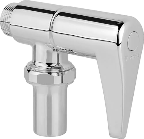 Schell WC-Spülventil Schellomat mit Hebel-Oberteil Gehäuse aus Zink Druckguss 3/4Zoll Durchmesser 26 mm 1 Stück verchromt SCH027020699