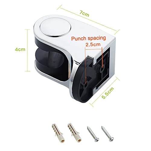 Soporte for teléfono de ducha ajustable resistente para baño y pared 3