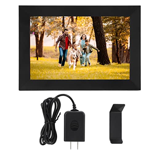 Porta-retrato digital de 10,1 polegadas, WiFi, 1 GB de RAM, 16 GB de memória, tela IPS de 1280x800,