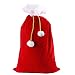 Produktbild PFativant Weihnachtsmann Sack aus Samt, Weihnachtssack Weihnachtsdekoration Geschenkbeutel Weihnachten für Kinder, 55 X 90 cm