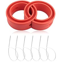 2PCS Front-Rear Coil Spring Spacer for 1.45-1.65 Spring Spacing,Heavy-Duty Coil Spring Booster Enhance Spring Rate,Universal Coil Spring Spacers Car Accessories for 2000-2500Lb Car