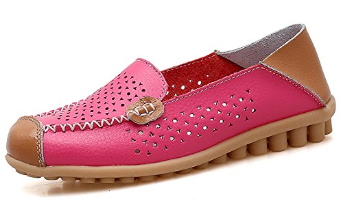 Image of VenusCelia Women's Floral Comfort Walking Flat Loafer