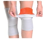 iEasey Arthritis Relief Thermal Knee Warmer with Warm Lining Stretchy Knit Furry Knees Sleeve Night Sleep Knee Brace Wrap Pad Support Band- Best for Cold Knee Problems, Elders Gift