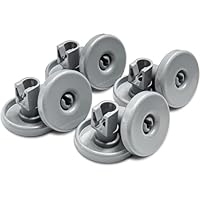 Rollen für Geschirrspüler 8 Stück Unterkorb universell einsetzbar Korbrollen Unterkorbrollen für Spülmaschine von AEG, Favorit, Privileg, Zanussi u.v.m.