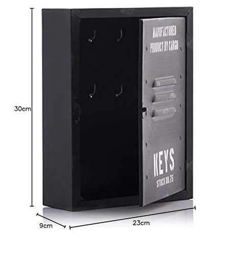 Miniatura 3 de Ootb Caja Para Llaves De Metal, 30 X 23 X 9 Cm, Color Negro