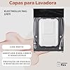 CAPA PARA LAVADORA ELECTROLUX 11KG LFE11 TRANSPARENTE FLEX (Preto) #5