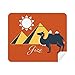 Egypt Pyrad Sphinx Camel Pattern Cleaning Cloth Screen Cleaner 2pcs Suede Fabric