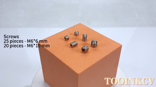 TOOINKCV 300 Pcs Stainless Steel Socket Head Screws Assortment Kit
