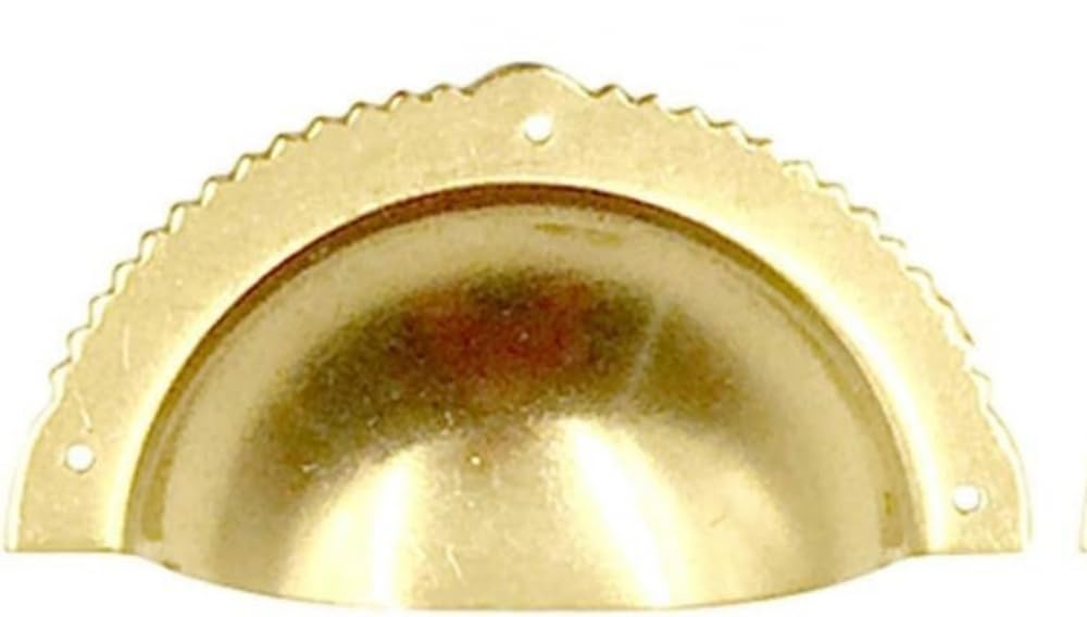 VOPLIVAT Vintage Brass Cabinet Drawer Pulls, Furniture Cabinet Pulls with Screws Multicolor for Kitchen Wardrobe Drawer(Brass Color a)