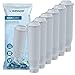 Wessper Cartouche Filtrante pour Krups Claris F088 machines à café, Homegoo Filtres à eau compatible avec Melitta, Nivona NIRF-700, Bosch, AEG, machines à café Siemens, Lot de 6