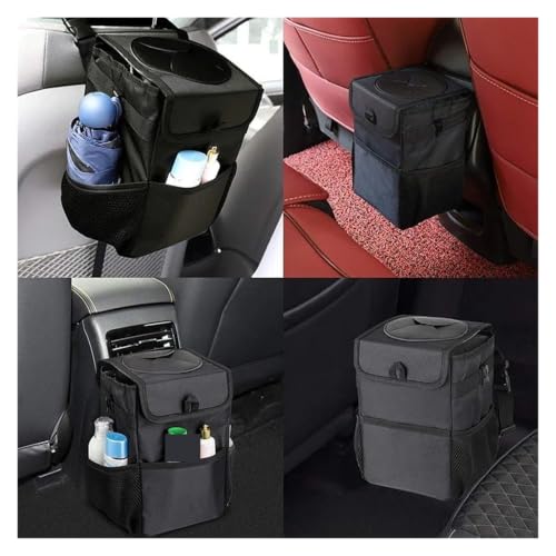 Vertedero para coches con forro impermeable y bolsillos malla 5