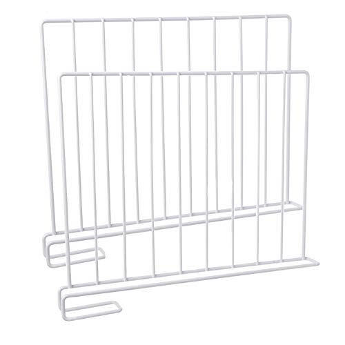 Metal Estanter�a Divisores de Baldas Divisores Verticales para Organizador de Armario Met�licos Separadores de Armario para Almacenamiento Organizaci�n en Estantes de Dormitorio Ba�o Cocina y Oficina