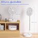 Imagen de LIPETY Ventilador de Pie Portátil Plegable Oscilante