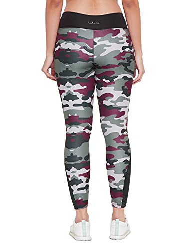 Image of Clovia Women's Polyester Activewear Sports Ankle Length Tights