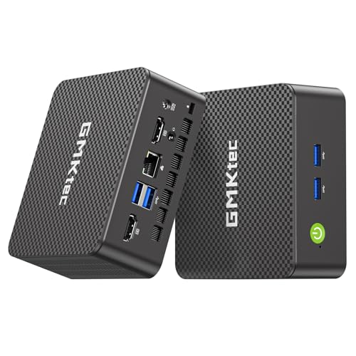 GMKtec G3 Pro Mini PC, Intel Core i3-10110U (Beats 4300U/N150) 16GB DDR4 (Dual Channel) 512GB PCIe M.2 SSD, Desktop Computer 4K Dual HDMI/USB3.2/WiFi 6/BT5.2/2.5GbE for Office, Business