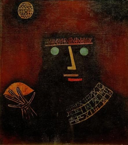 Peinture pour la Décoration de la Chambre à Coucher Style Paul Klee Toile