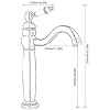 Rubinetto, rubinetto creativo per lavabo, lavandino del bagno
