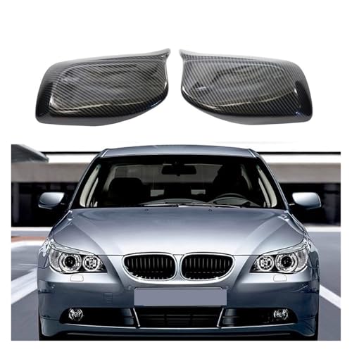Coque rétroviseur BMW E60 E61 2004-2008 fibre de carbone noir - 2