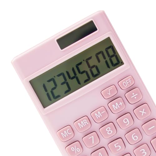 YAMHOHO Basic Standard Calculators Small Digital Desktop Calculator with 8-Digit LCD Display, Battery Solar Power Smart Calculator の商品画像 3
