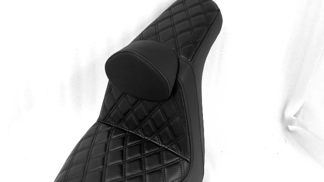 Amazon | HDBUBALUS バイク シート ダブルシート バックレスト付き