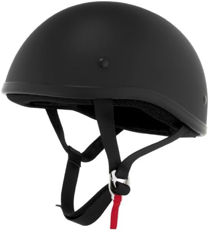 Skid Lid Helmets Original Solid Helmet, Flat Black, Size: XL, Primary Color: Black, Helmet Category: Street, Helmet Type: Half Helmets XF64-6634