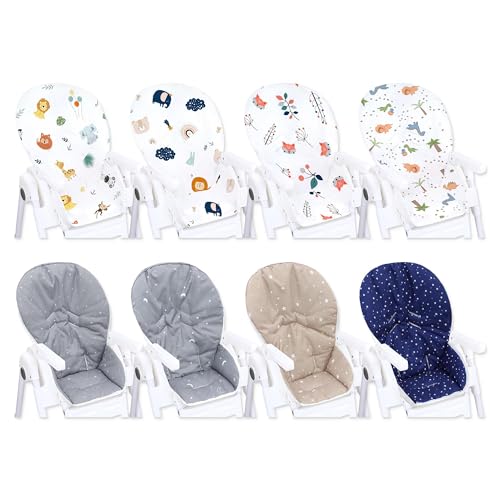 Sitzverkleinerer für Hochstuhl Baby Sitzkissen Stuhl - Kinder Sitzauflage für Ikea Peg Perego Kinderhochstuhl Chair Cover für Kinderstuhl Babystuhl und Hochstühle Oeko-Tex ZUFÄLLIGEN VARIANTE