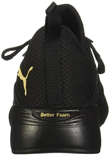 Puma Women's Better Foam Adore Running Shoe, Black Team Gold, 9.5 #TOP2