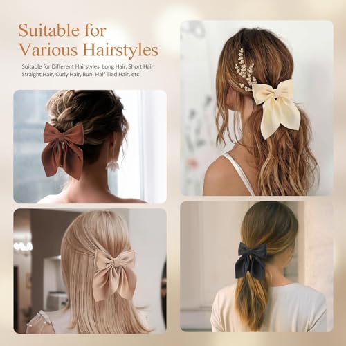 6 Piezas Lazos para el Cabello para Mujeres miniatura 5