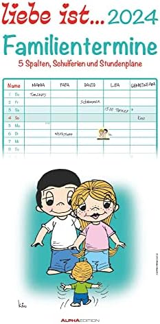 Alpha Edition Superplaner M 2026 - Familienkalender Mit 4 Spalten
