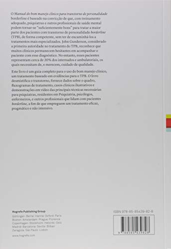 Manual do bom Manejo Clínico Para Transtorno de Personalidade Borderline