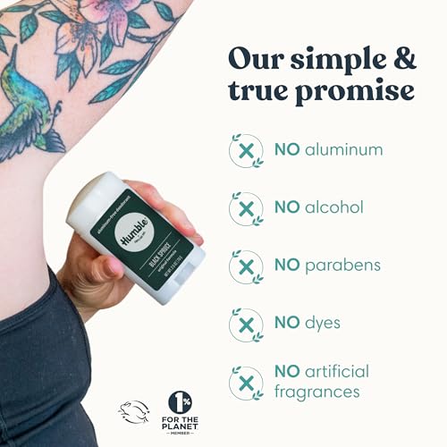 Image of Humble Aluminum-Free Deodorant Stick, Black Spruce - 2 Pack