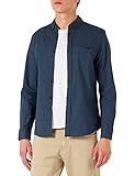 MUSTANG Herren Casper Micro AOP Hemd, Dunkelblau 12111, M