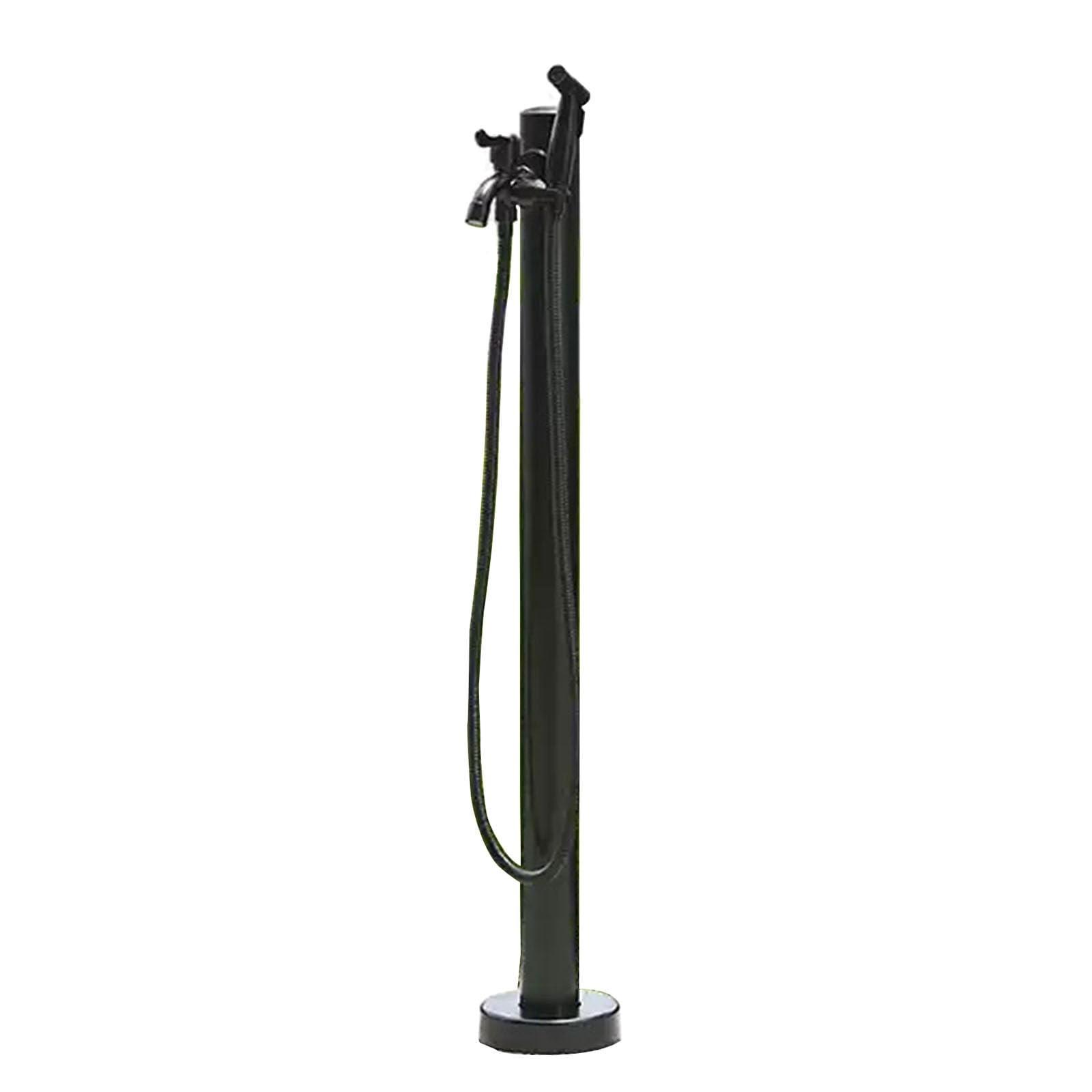 304 Stainless Steel Standing Water Tap, Vertical Water Column with Faucet, Freestanding Outdoor Hydration Source for Irrigation - 95cm