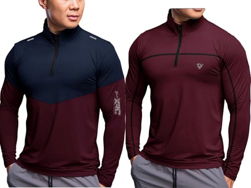 Image of Noble Monk Men's Active wear Regular Fit T Shirt |Full Sleeves |Casual T-Shirt for Men