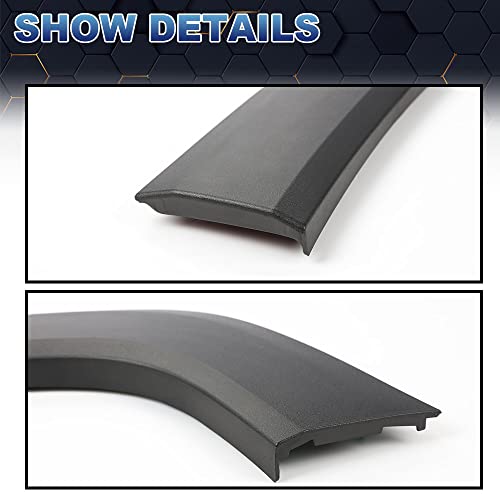 Pit66 Fender Flare, Compatible With 2015-2021 Jeep Renegade 1Pcs Rear Left Fender Trim Molding Moulding Textured Black 5Xb67Lxhaa, Ch1790104 #TOP5