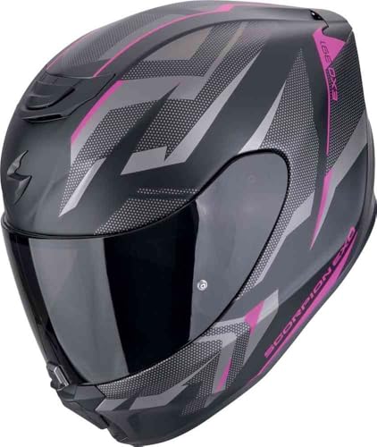 MC Exo-391 aaxos Rosa Scorpion. ,Casco de Moto Integral Unisex Hombre y Mujer Homologado ECE 22.06 (M)