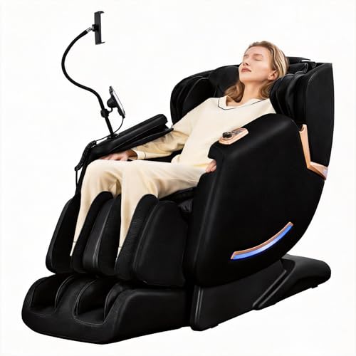 CASINTA 4D Massage Chairs Full Body - 53.5 Extend Sl Track Shiatsu Massage Chair - Zero Gravity Massage Chair,11 Massage Techniques,Core Heating & 22 Airbag, Smart Foot Rollers,Ai Voice, Yoga Mode