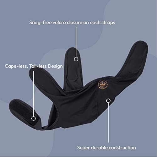 Red by Kiss Premium Bow Wow X Power Wave Durag, 360 Wave Compression Cap for Men & Women, Adjustable Hook-and-Loop Strap, Stylish & Durable, Ideal for Locs, Braids, Finger Waves (Spandex - Black)3