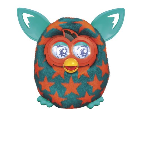 Furby Boom Orange Stars Plush Toy