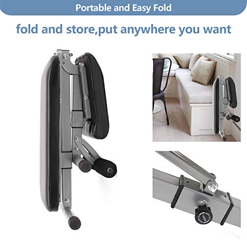 EMAIS Adjustable Foldable Weight Bench - Strength Training Benches for Full Body Workout Sit Up Bench, Decline/Incline/Flat for Home Gym, Strength Training, Weightlifting