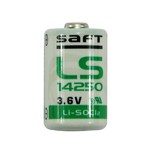 2 x Saft LS-14250 1/2 AA 3.6V Lithium Primary Batteries (non Rechargeable) by Saft