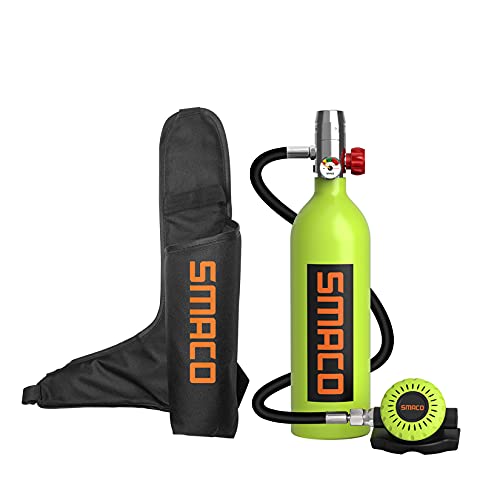 SMACO Scuba Tank 1L Mini Scuba Tank S400 Scuba Diving Tank Diving Equipment