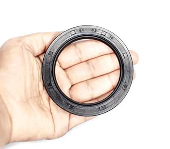 EAI Oil Seal 45mm X 72mm X 10mm (5 PCS) TC Double Lip W/Spring. Metal Case W/Nitrile Rubber