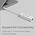 TP-Link UE330C USB-C 3.0 to Ethernet Adapter | Portable 3-Port USB-A 3.0 Hub w/ 1 Gigabit RJ45 Ethernet Port | Laptop Network Adapter | Plug & Play | Supports Win 7/8/8.1/10/11, Mac OS X (10.9-10.15)