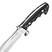 Gil Hibben Alaskan Survival Knife with Sheath – Laser-Etched Stainless Steel Blade, Black Micarta Handle, Genuine Leather Sheath - Multi-Purpose Knife for Sport – 12 1/4