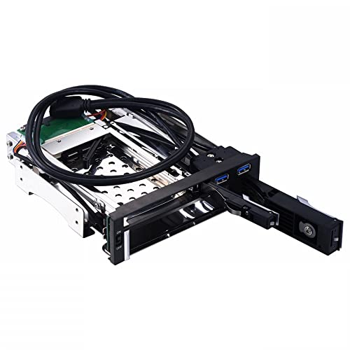Caja interna para disco duro 2.5+3.5 SATA con 2 puertos USB3.0 miniatura 5