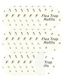 20 Pack Flea Trap Refill Discs Replacement Glue Boards, 7.1' Sticky Pads for Most Models Flea Bed Bug Traps for Inside Your Home