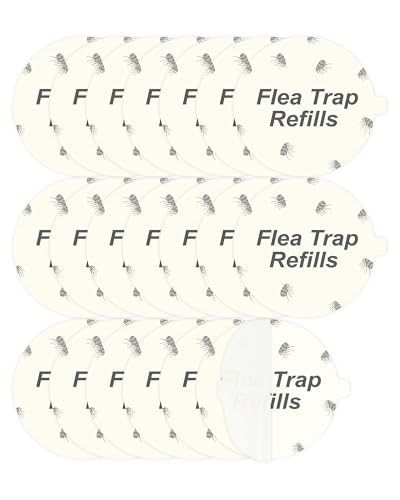 20 Pack Flea Trap Refill Discs Replacement Glue Boards, 7.1