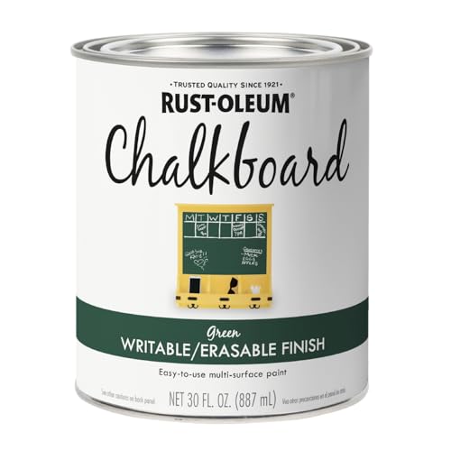 Rust-Oleum 206438 Chalkboard Brush-On Paint, 30 oz, Green by Rust-Oleum - Used condition - US$11.21